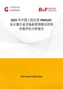 2025年中國(guó)工控儀表PMOLED顯示器行業(yè)市場(chǎng)前景預(yù)測(cè)及投資價(jià)值評(píng)估分析報(bào)告