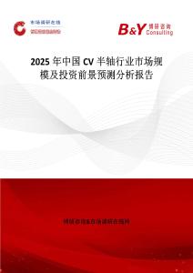 2025年中國CV半軸行業市場規模及投資前景預測分析報告