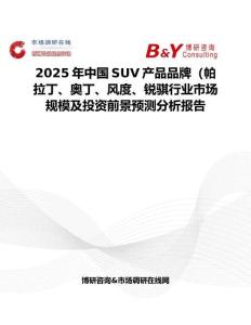 2025年中國SUV產品品牌（帕拉丁、奧丁、風度、銳騏行業市場規模及投資前景預測分析報告