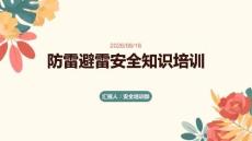 防雷避雷安全知识培训课件