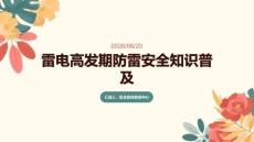 雷电高发期防雷安全知识普及