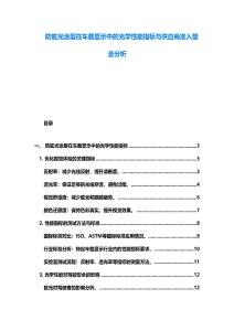 防眩光涂层在车载显示中的光学性能指标与供应商准入壁垒分析