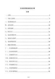 企业经营复盘机制方案