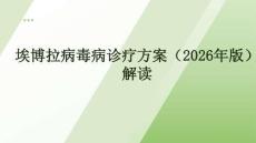 埃博拉病毒病診療方案（2026年版）解讀