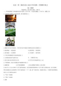2024-2025学年北京市第一零一中学集团八年级上学期期中考试物理试卷含详解