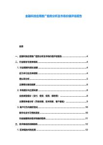 金融科技應(yīng)用推廣趨勢分析及市場價值評估報告