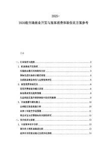 2025-2030航空港商業開發與旅客消費體驗優化方案參考