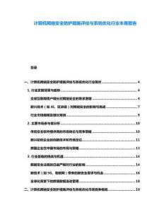 计算机网络安全防护措施评估与系统优化行业本尊报告