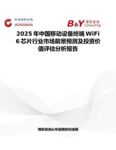 2025年中国移动设备终端WiFi 6芯片行业市场前景预测及投资价值评估分析报告