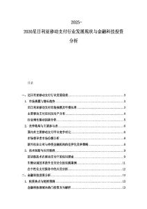 2025-2030尼日利亞移動支付行業發展現狀與金融科技投資分析