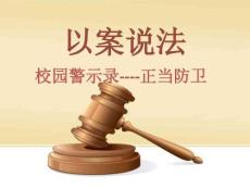 以案说法 正当防卫