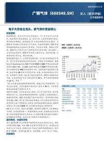 廣鋼氣體(688548)電子大宗自主龍頭，氦氣漲價受益核心