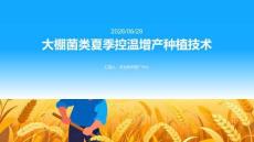 大棚菌類夏季控溫增產(chǎn)種植技術(shù)