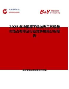 2025年中国原子级抛光工艺设备市场占有率及行业竞争格局分析报告
