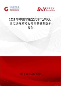 2025年中国非锁定汽车气弹簧行业市场规模及投资前景预测分析报告