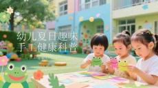 幼儿夏日趣味手工健康科普