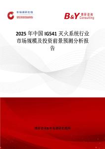 2025年中国IG541灭火系统行业市场规模及投资前景预测分析报告