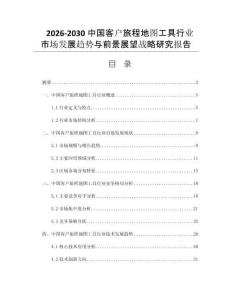 2026-2030中国客户旅程地图工具行业市场发展趋势与前景展望战略研究报告