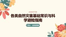 各类自然灾害基础常识与科学避险指南