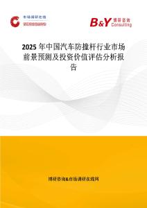 2025年中国汽车防撞杆行业市场前景预测及投资价值评估分析报告