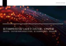 CCH Tagetik_白皮書_提升ERP投資回報(bào)與AI競爭力的關(guān)鍵：CPM革新
