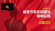 建軍節軍史回顧與精神弘揚