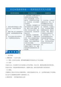 隋唐制度的變化與創(chuàng)新——初升高歷史教材銜接