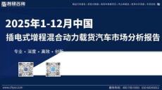 2025年1-12月中国插电式增程混合动力载货汽车市场分析报告