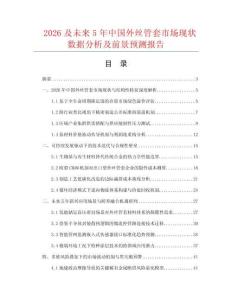 2026及未来5年中国外丝管套市场现状数据分析及前景预测报告