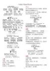 一年級下冊必背內容
