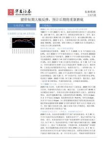 农林牧渔-猪价短期大幅反弹，预计后期将重新磨底