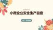 小微企業安全生產自查.