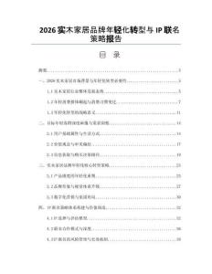 2026實木家居品牌年輕化轉型與IP聯名策略報告