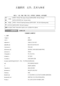 主題16　小說、戲劇、詩歌、傳記、文學簡史、經典演講、文學名著等