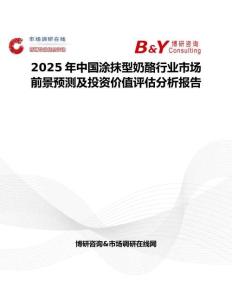 2025年中國涂抹型奶酪行業市場前景預測及投資價值評估分析報告