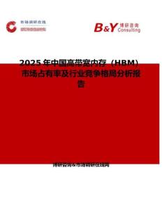 2025年中國高帶寬內存（HBM）市場占有率及行業(yè)競爭格局分析報告