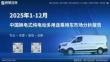 2025年1-12月中國換電式純電動多用途乘用車市場分析報告