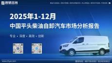 2025年1-12月中国平头柴油自卸汽车市场分析报告