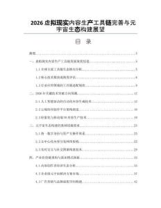 2026虚拟现实内容生产工具链完善与元宇宙生态构建展望