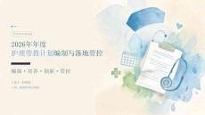 2026 年年度护理带教计划编制与落地管控