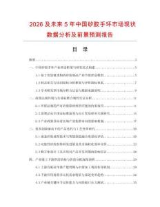 2026及未来5年中国矽胶手环市场现状数据分析及前景预测报告.docx