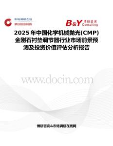 2025年中国化学机械抛光(CMP)金刚石衬垫调节器行业市场前景预测及投资价值评估分析报告