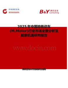 2025年中国地铁动车(MMotor)行业市场全景分析及前景机遇研判报告