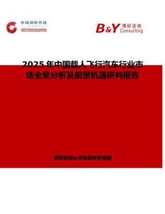 2025年中国载人飞行汽车行业市场全景分析及前景机遇研判报告