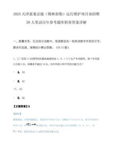 2025天津蓝巢京能（锡林郭勒）运行维护项目部招聘28人笔试历年参考题库附带答案详解.docx