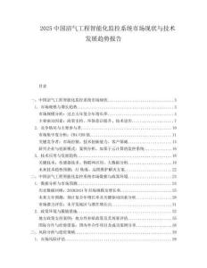 2025中国沼气工程智能化监控系统市场现状与技术发展趋势报告.docx
