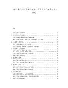 2025中国DSA设备再制造行业技术迭代风险与应对策略.docx