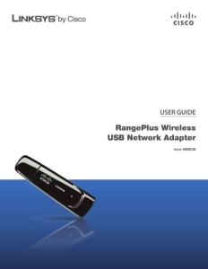 LINKSYS领势WUSB100 使用说明书
