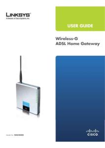 LINKSYS领势WAG200G 使用说明书