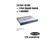 LINKSYS领势SR224G交换机用户手册